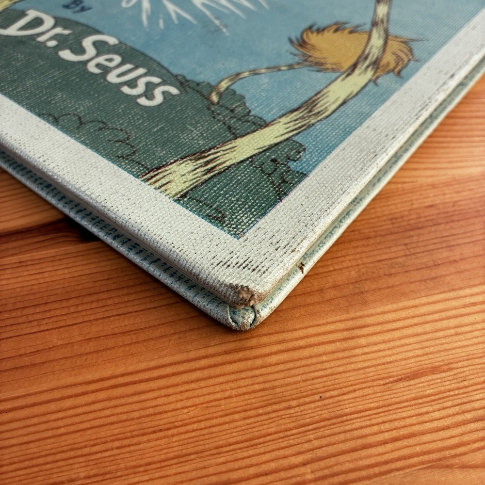 Dr. Seuss Collectible The Lorax 1971 First Library Edition Lake Erie - Picture 12 of 16